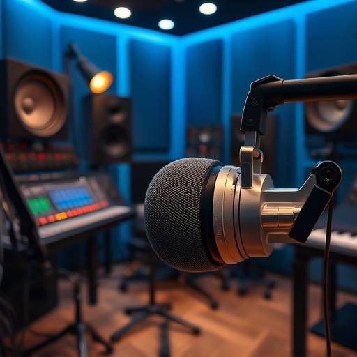Close-up of high-end recording equipment in Aetheria Soundscapes studio
